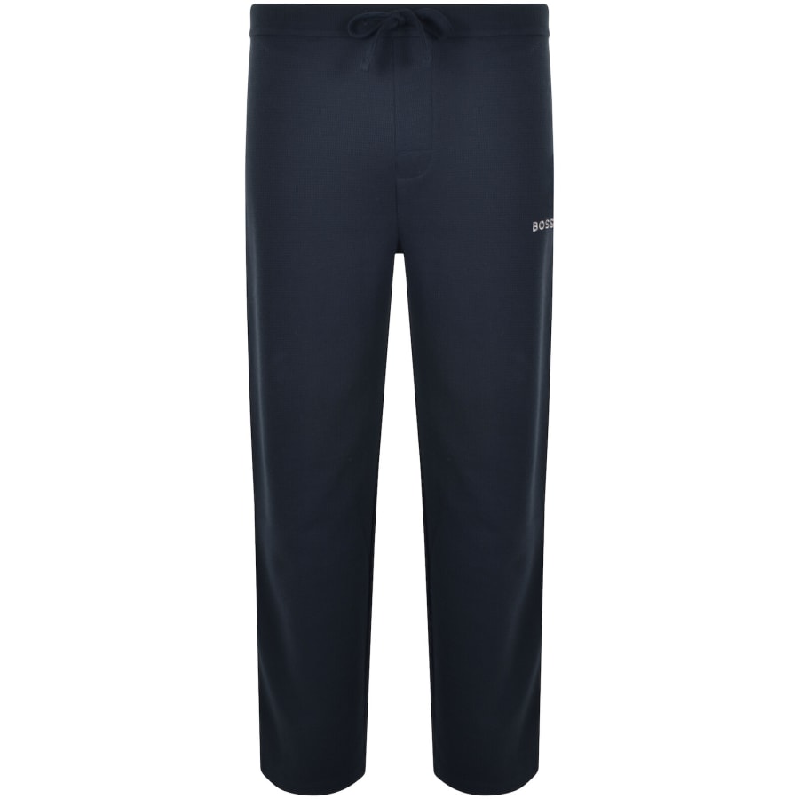Image number 1 for BOSS Waffle Joggers Navy