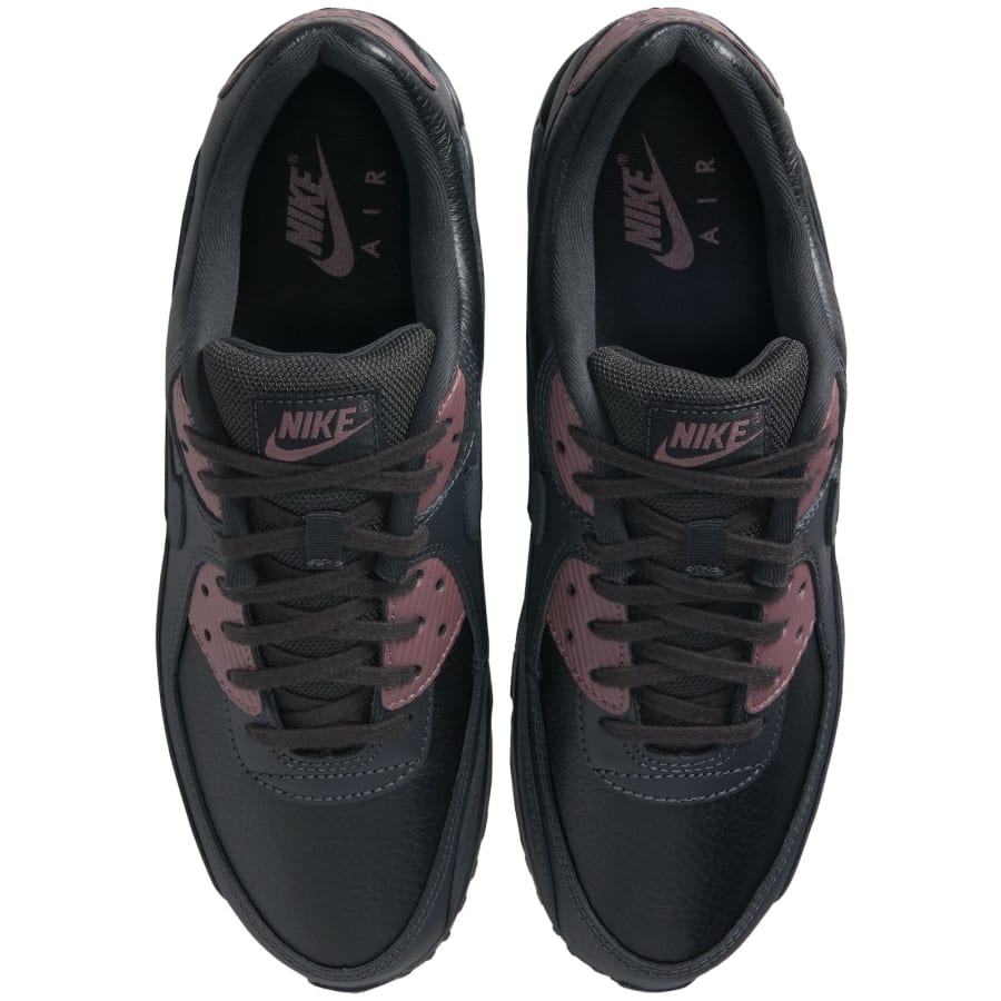Image number 3 for Nike Air Max 90 Premium Trainers Black