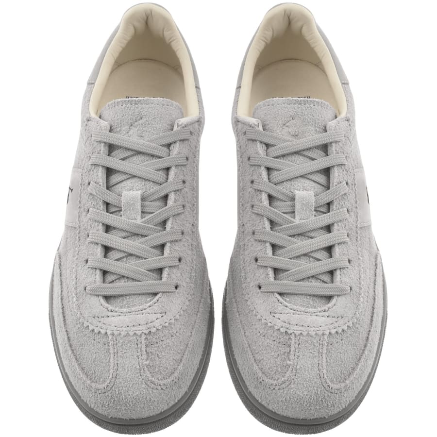 Image number 3 for Ralph Lauren Bedford Trainers Grey