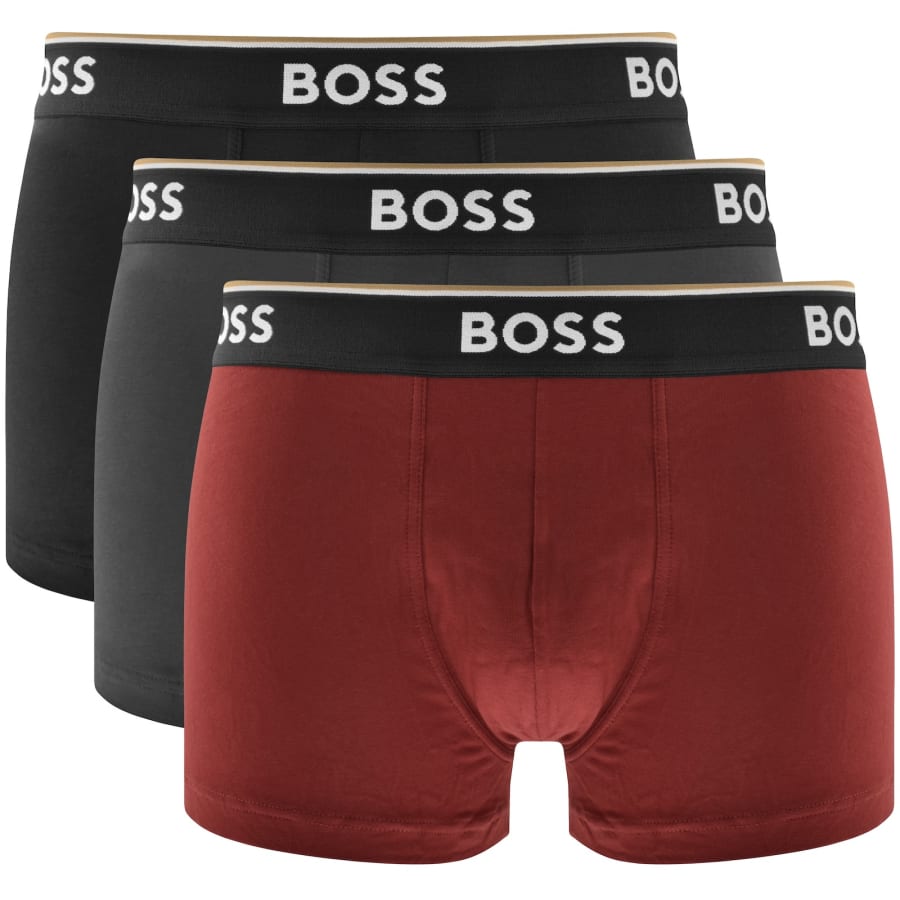 Image number 1 for BOSS Underwear 3 Pack Power Trunks