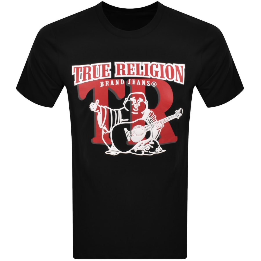 Image number 1 for True Religion Big Buddha T Shirt Black