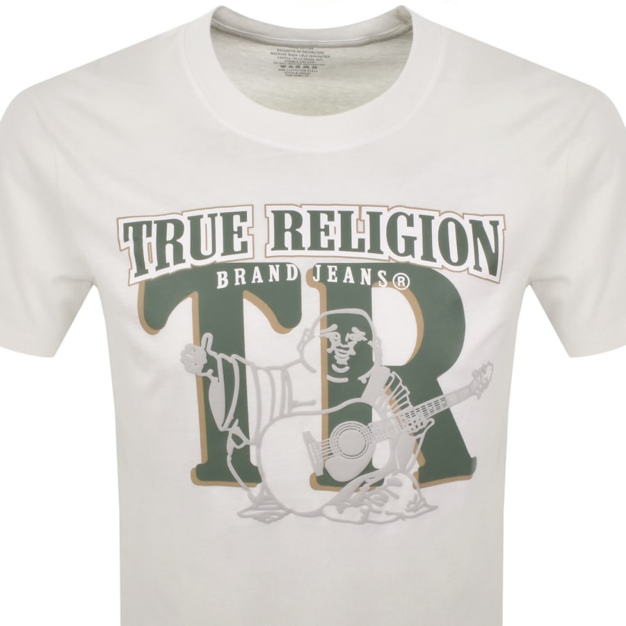 Image number 2 for True Religion Big Buddha T Shirt Optic White