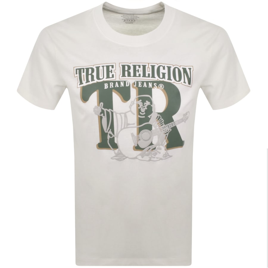 Image number 1 for True Religion Big Buddha T Shirt Optic White