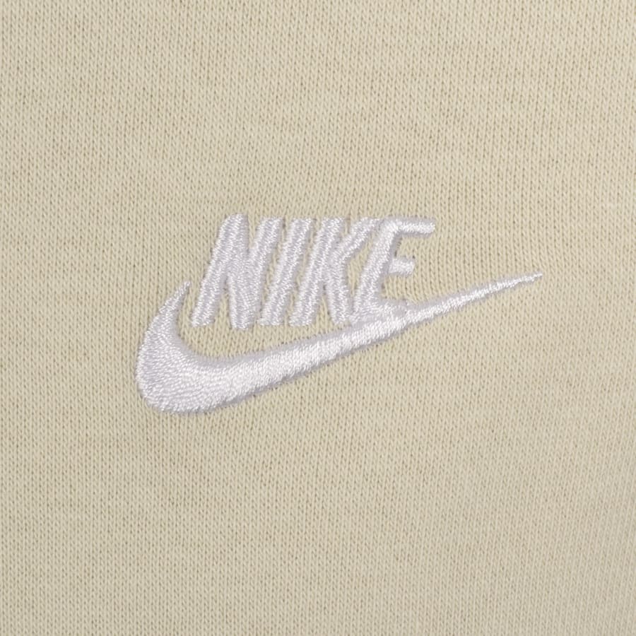 Image number 3 for Nike Club Hoodie Light Khaki