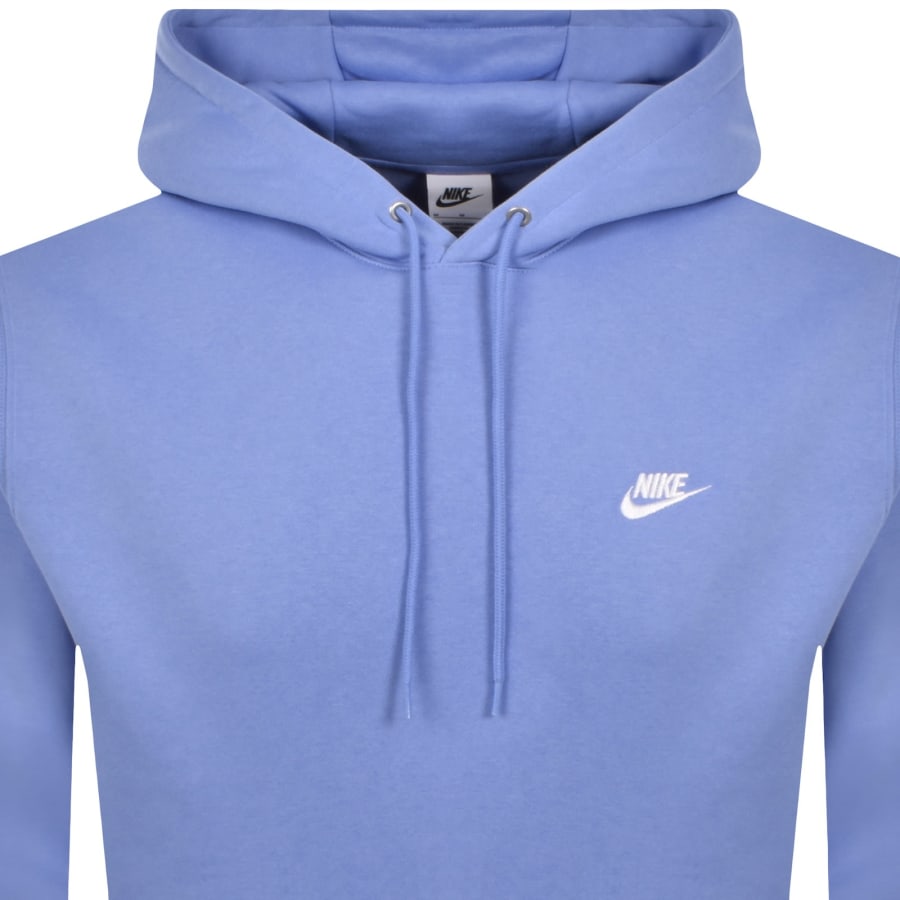 Image number 2 for Nike Club Hoodie Blue