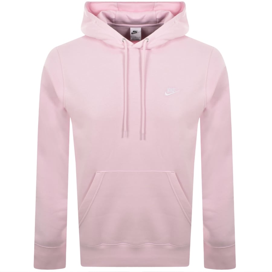 Image number 1 for Nike Club Hoodie Pink