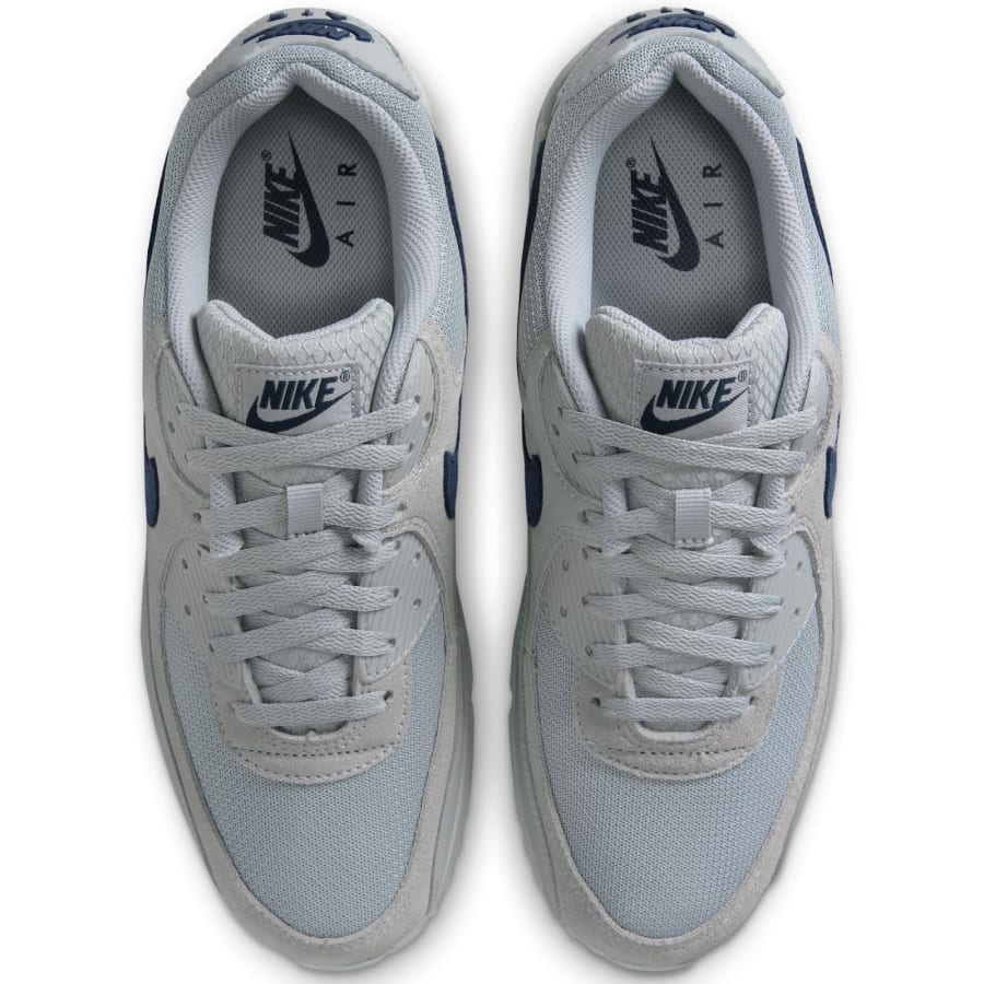 Image number 3 for Nike Air Max 90 Trainers Wolf Grey