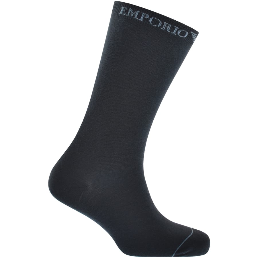 Image number 2 for Emporio Armani 3 Pack Socks Navy