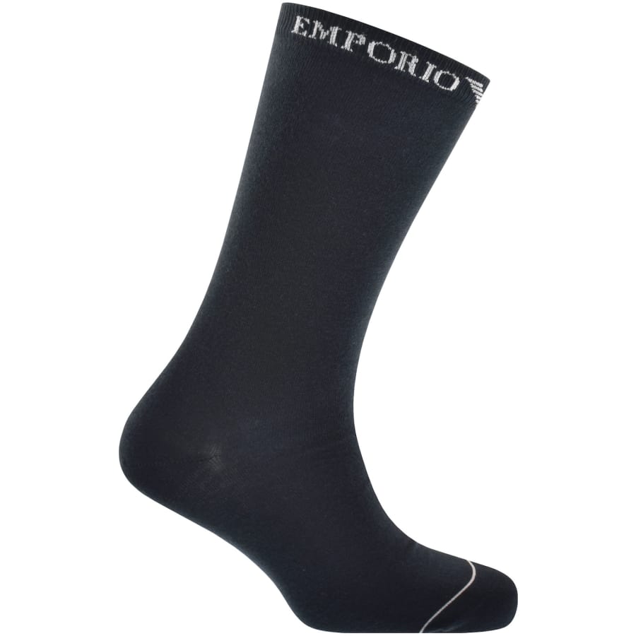 Image number 3 for Emporio Armani 3 Pack Socks Navy