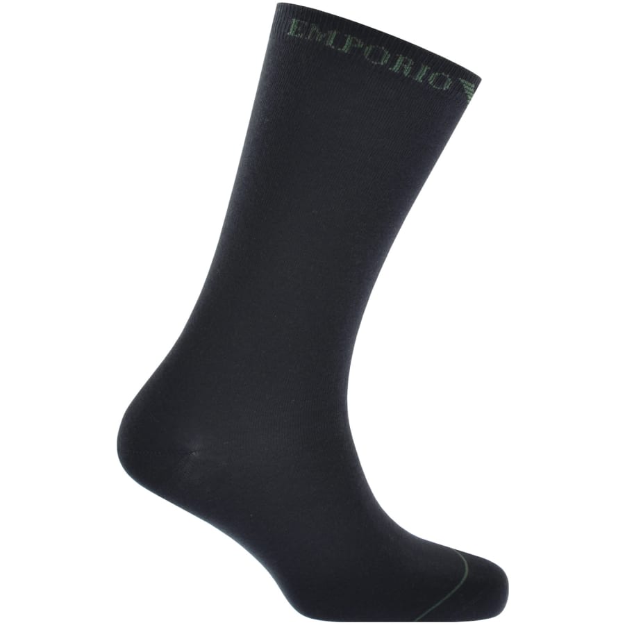 Image number 4 for Emporio Armani 3 Pack Socks Navy