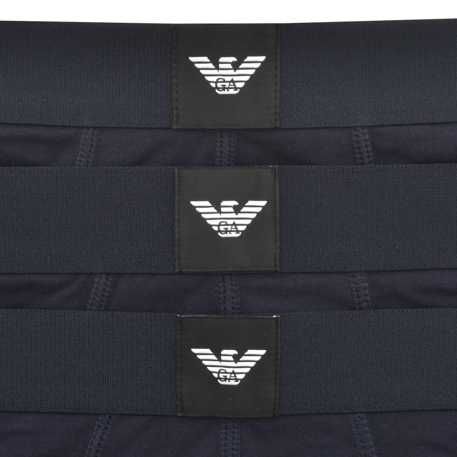Image number 3 for Emporio Armani Underwear 3 Pack Boxer Trunks