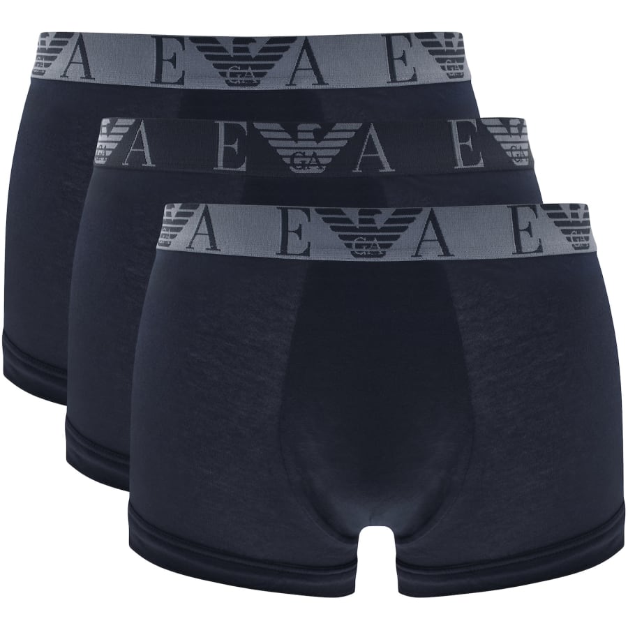 Image number 1 for Emporio Armani Underwear 3 Pack Boxer Trunks
