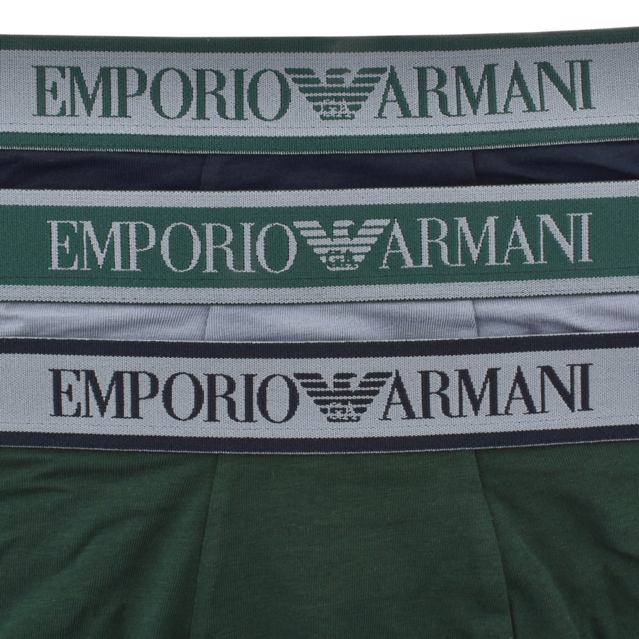 Image number 5 for Emporio Armani Underwear 3 Pack Boxer Trunks