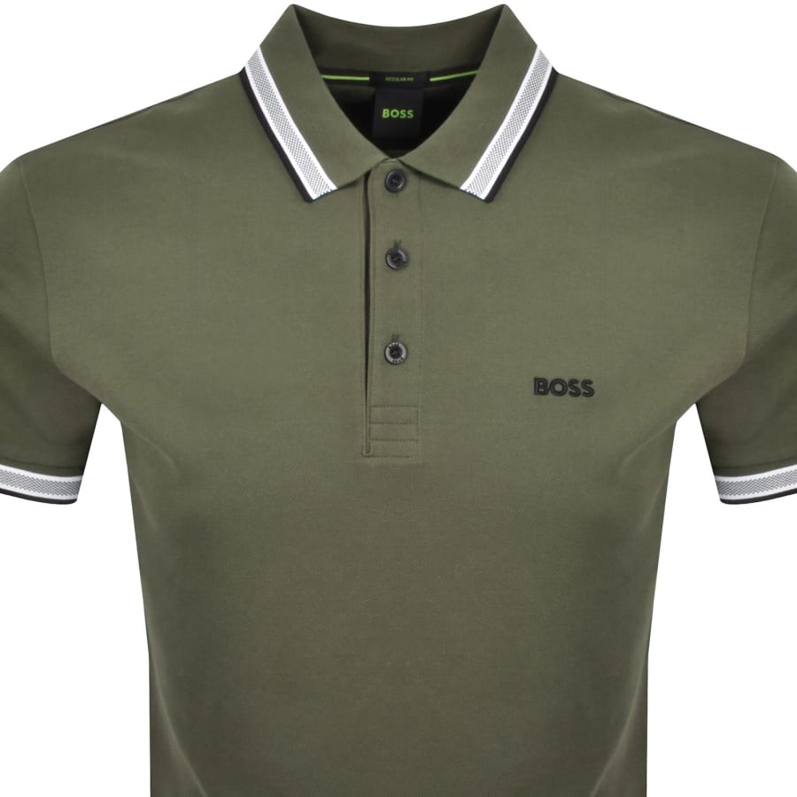 Image number 2 for BOSS Paddy Polo T Shirt Green