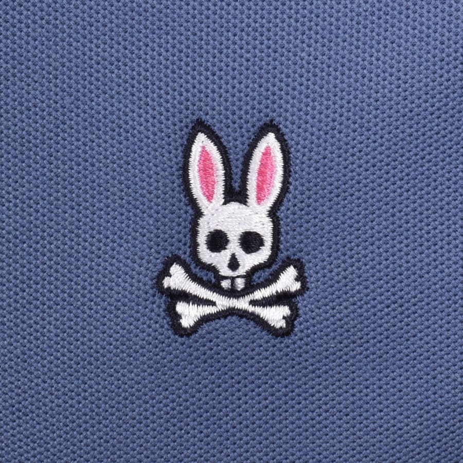 Image number 3 for Psycho Bunny Classic Polo T Shirt Blue