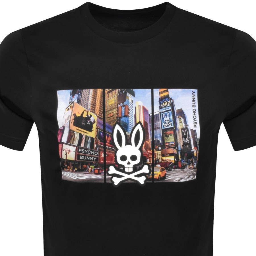 Image number 2 for Psycho Bunny Zeke Graphic T Shirt Black