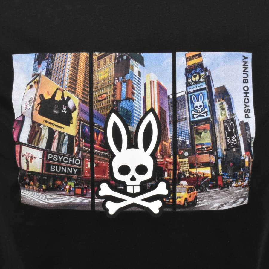 Image number 3 for Psycho Bunny Zeke Graphic T Shirt Black