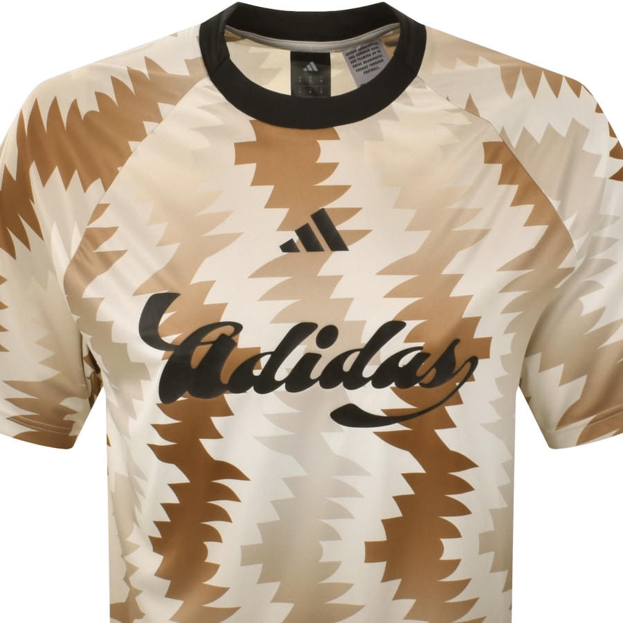 Image number 2 for adidas Sportswear Tiro T Shirt Beige