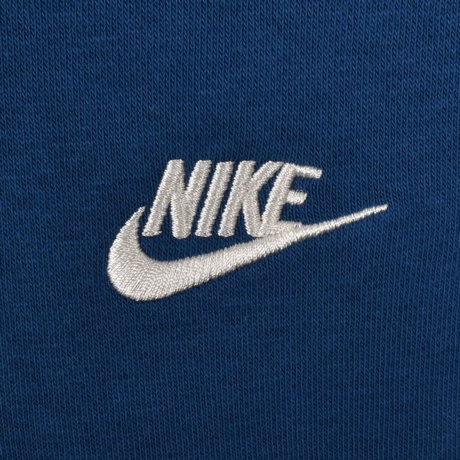 Image number 3 for Nike Club Hoodie Blue