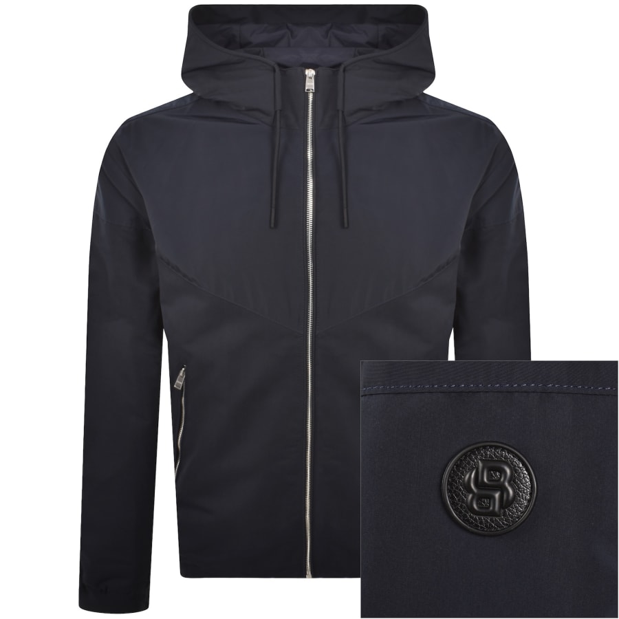 Image number 1 for BOSS Water Repellent Jacket Navy