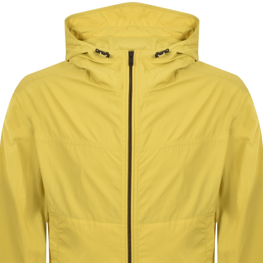 Image number 3 for BOSS Orip Crinkled Nylon Jacket Yellow