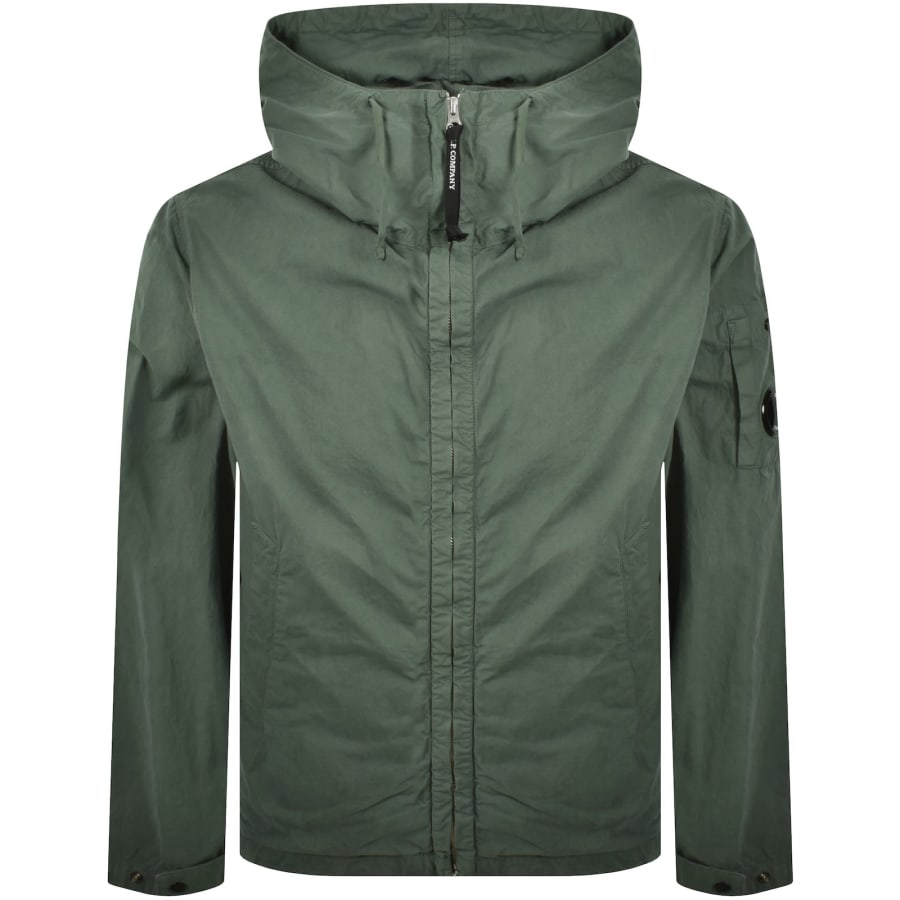 Image number 2 for CP Company Micro-Reps Hooded Jacket Green
