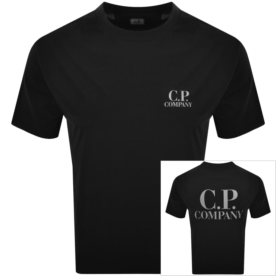 Image number 1 for CP Company Logo T Shirt Black