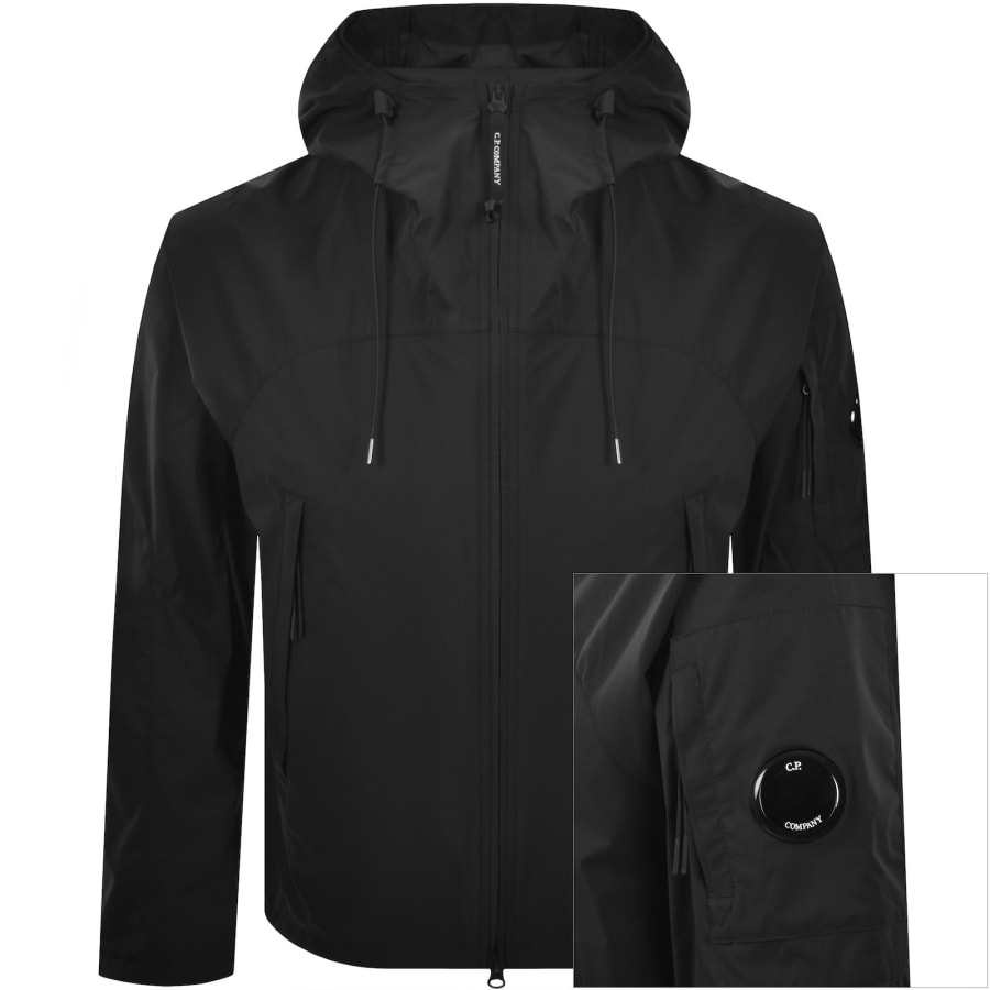 Image number 1 for CP Company Pro-Tek Hooded Jacket Black
