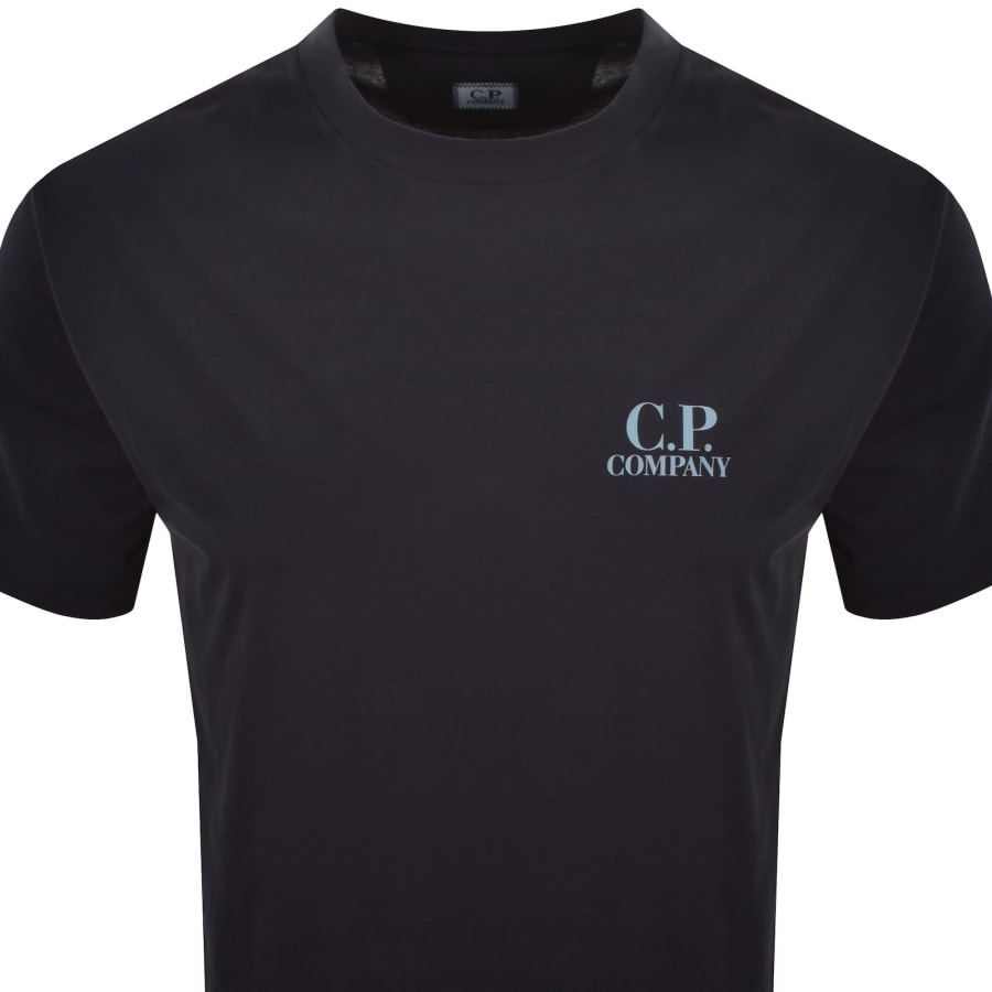 Image number 3 for CP Company Logo T Shirt Navy