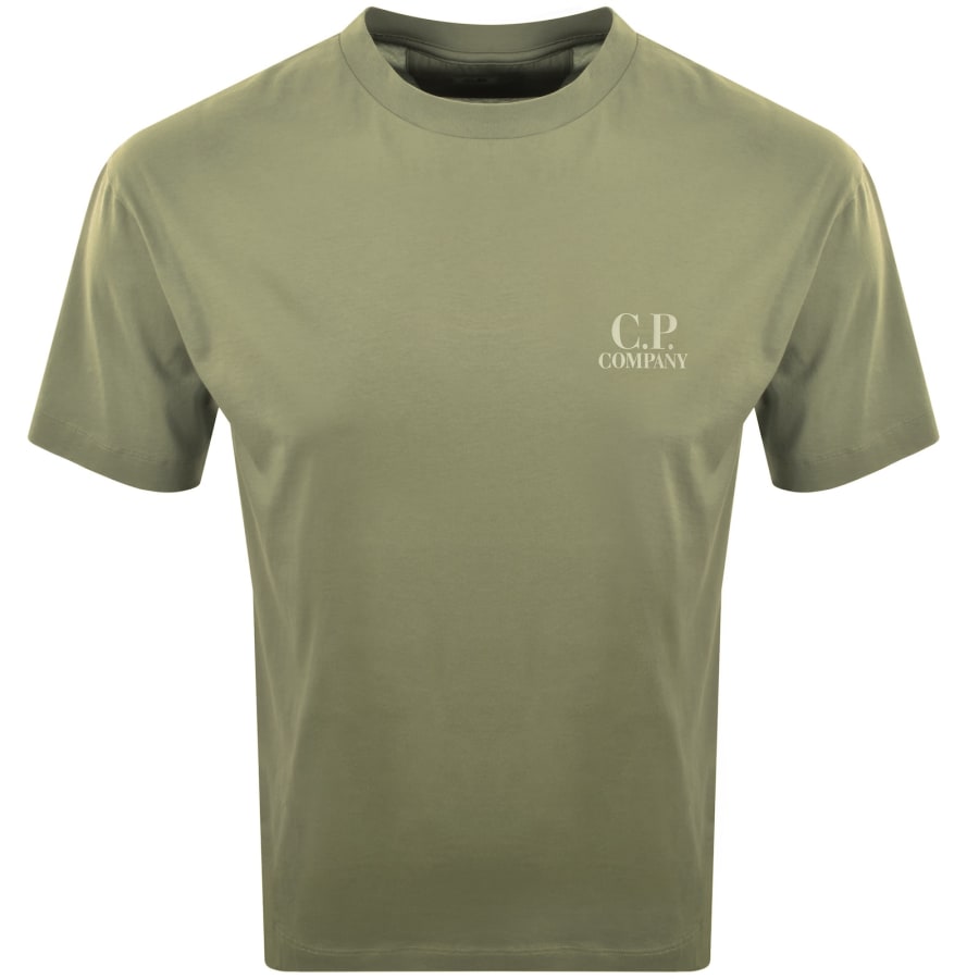 Image number 2 for CP Company Logo T Shirt Green