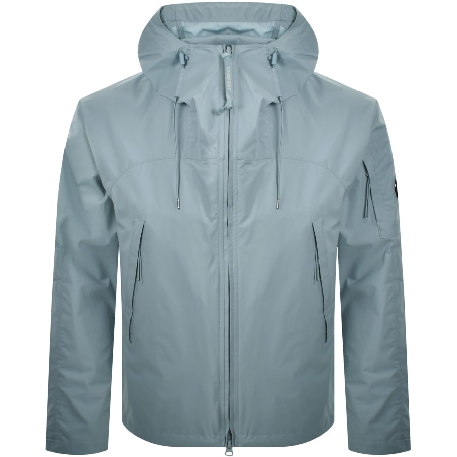 Image number 2 for CP Company Pro-Tek Hooded Jacket Blue