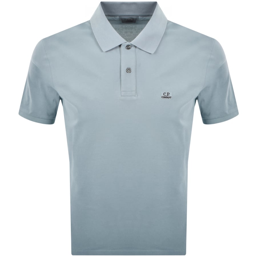Image number 1 for CP Company Polo T Shirt Blue