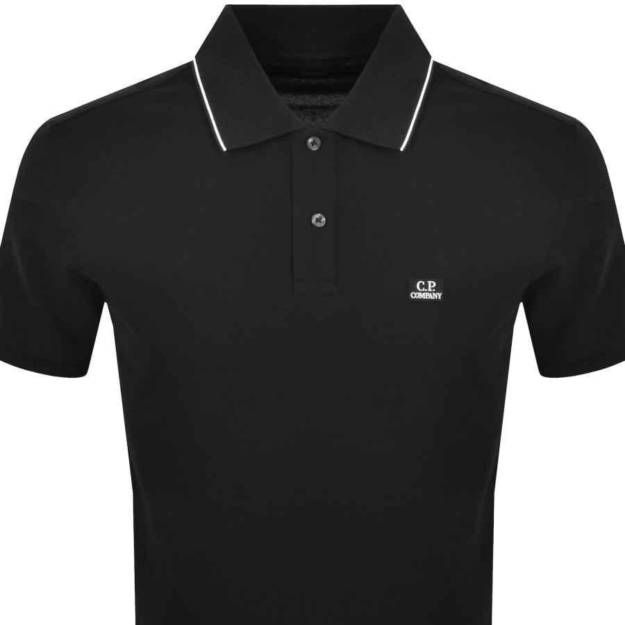 Image number 2 for CP Company Polo T Shirt Black