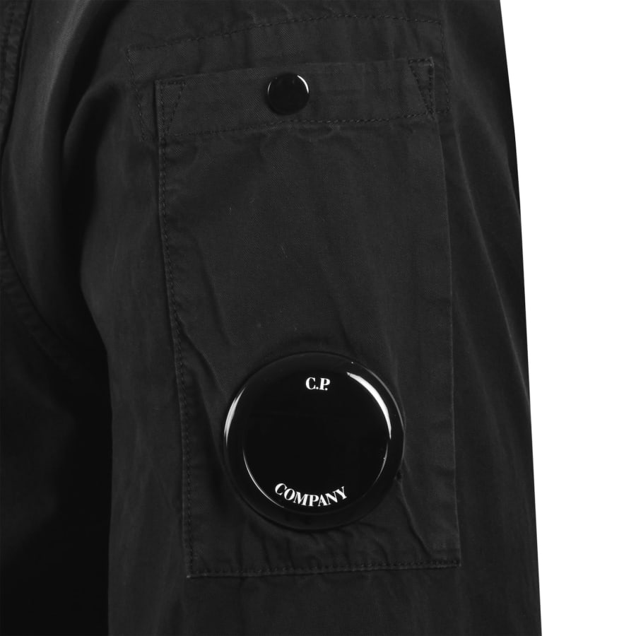 Image number 4 for CP Company Gabardine Overshirt Black