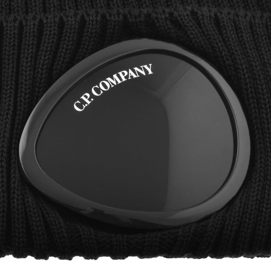 Image number 3 for CP Company Goggle Beanie Hat Black