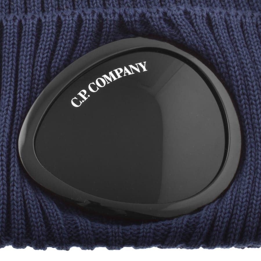 Image number 3 for CP Company Goggle Beanie Hat Blue