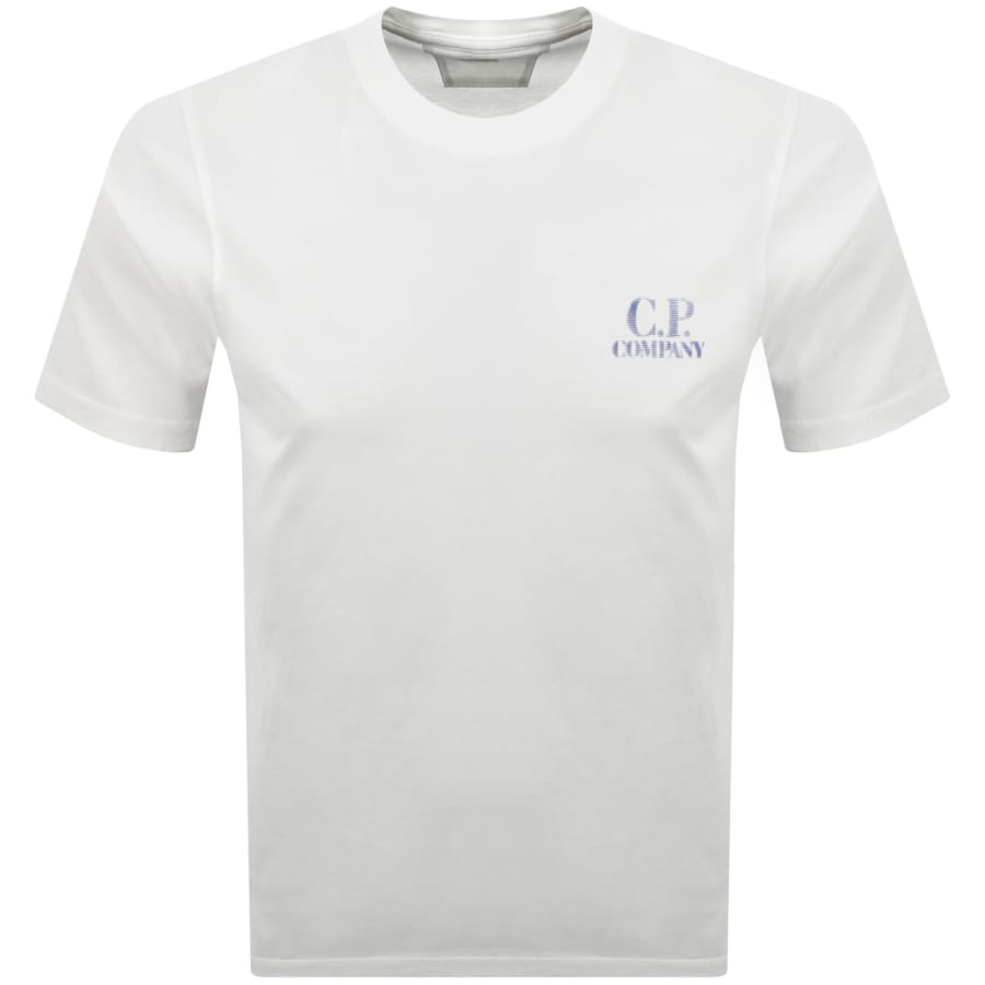 Image number 2 for CP Company Graphic Logo T Shirt White