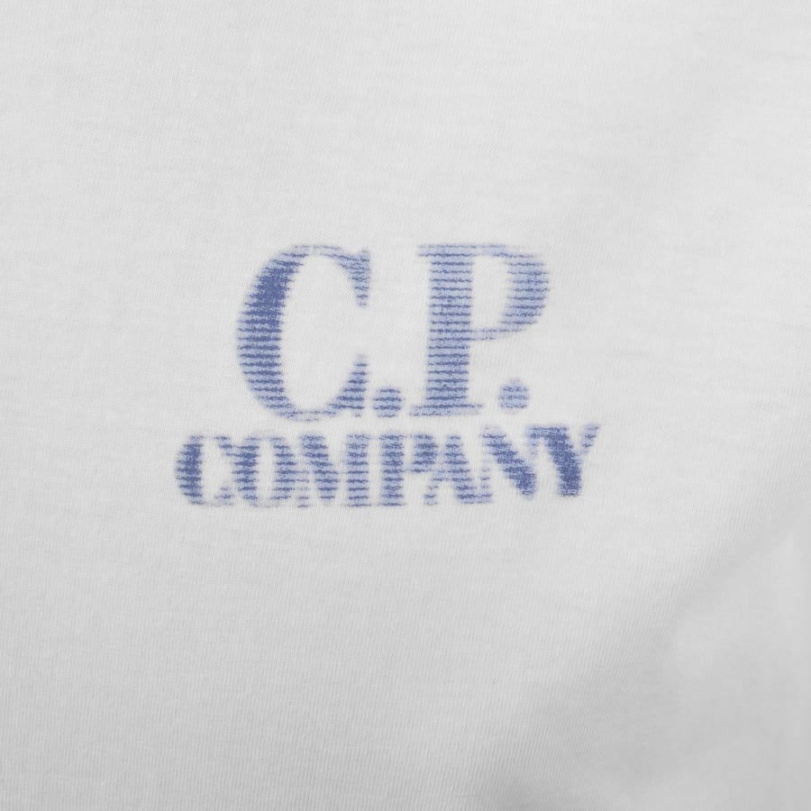 Image number 4 for CP Company Graphic Logo T Shirt White