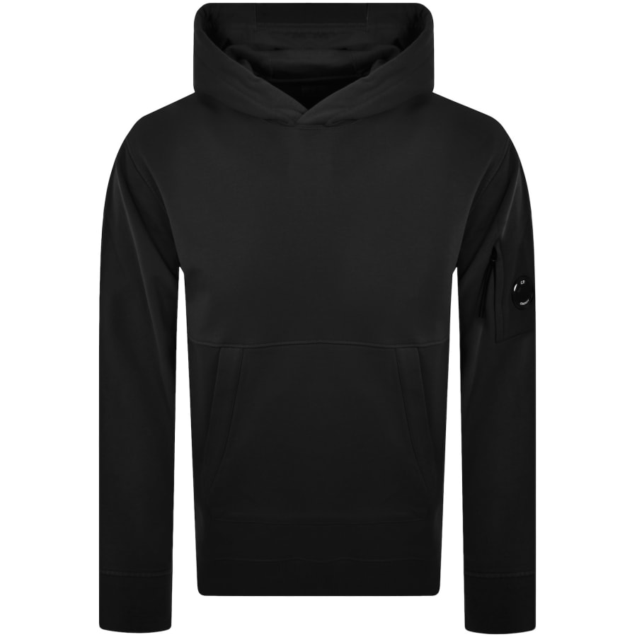 Image number 2 for CP Company Diagonal Raised Hoodie Black