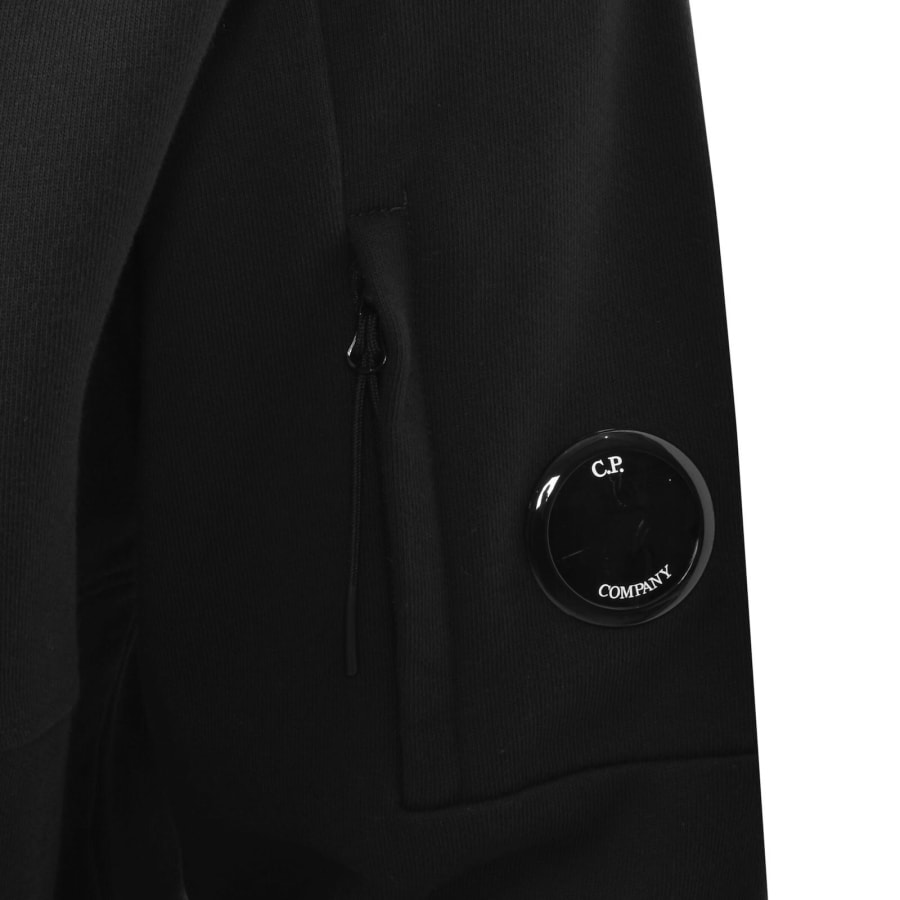 Image number 4 for CP Company Diagonal Raised Hoodie Black