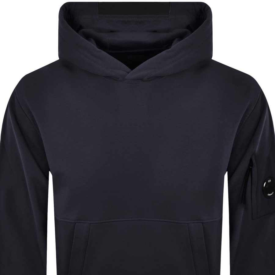Image number 3 for CP Company Diagonal Raised Hoodie Navy
