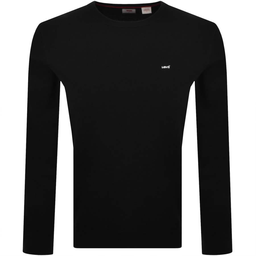 Image number 1 for Levis Logo Knit Jumper Black