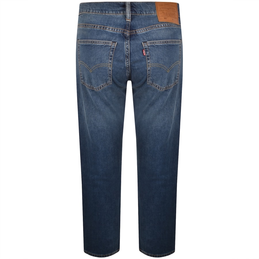 Image number 3 for Levis 502 Regular Tapered Jeans Blue