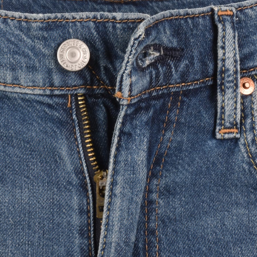 Image number 5 for Levis 502 Regular Tapered Jeans Blue