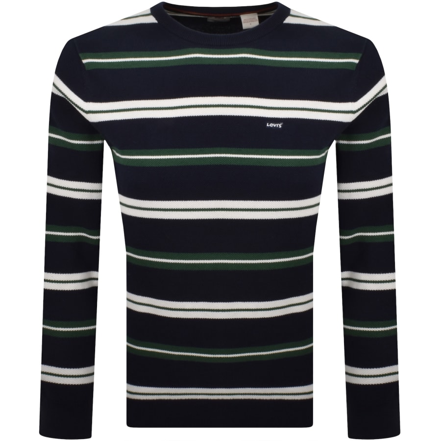 Image number 1 for Levis Logo Knit Jumper Navy
