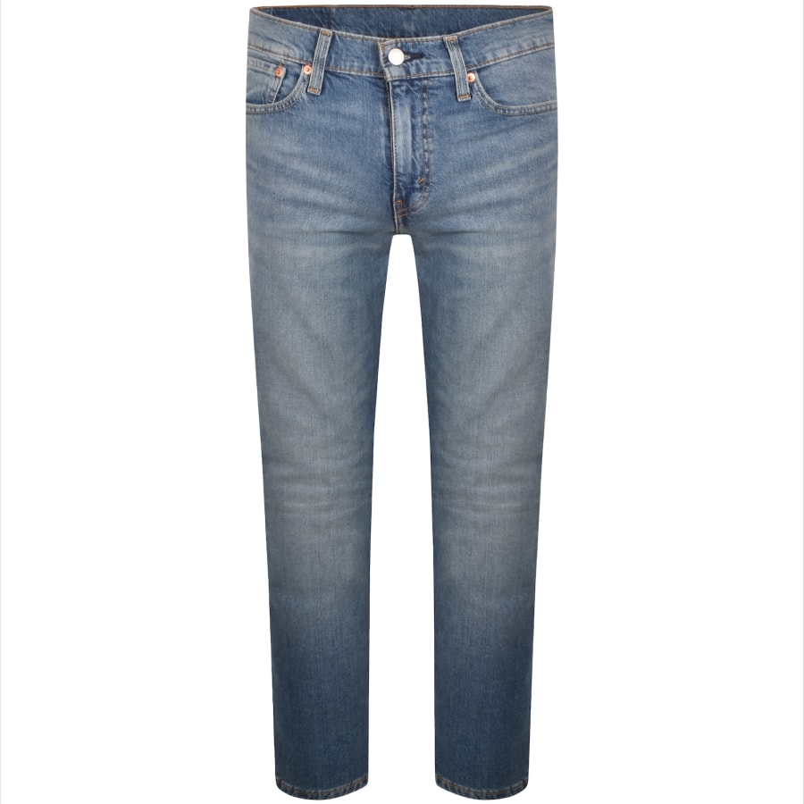 Image number 2 for Levis 511 Slim Fit Stretch Jeans Mid Wash Blue