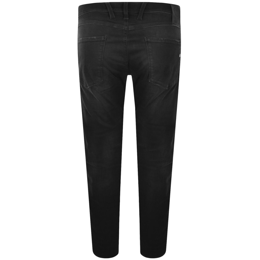 Image number 3 for Replay Anbass Hyperflex Jeans Black
