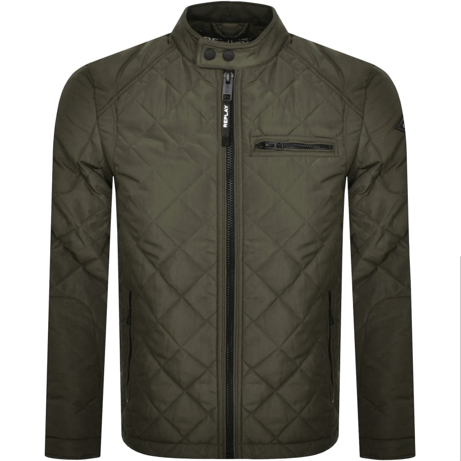 Image number 2 for Replay Padded Jacket Green