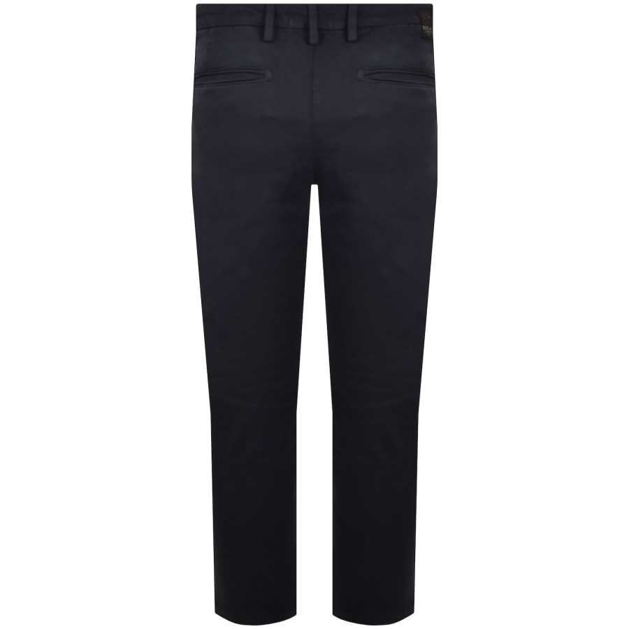 Image number 3 for Replay Benni Hyperflex Chino Jeans Navy