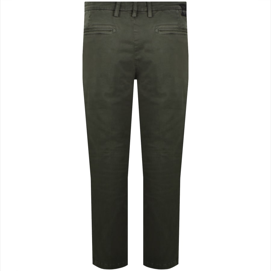 Image number 3 for Replay Benni Hyperflex Chino Jeans Green